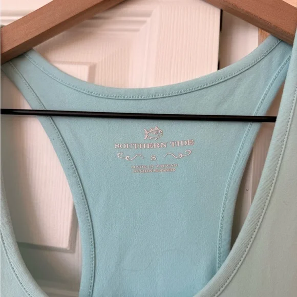 Southern tide light blue and white striped dress - Picture 2 of 6